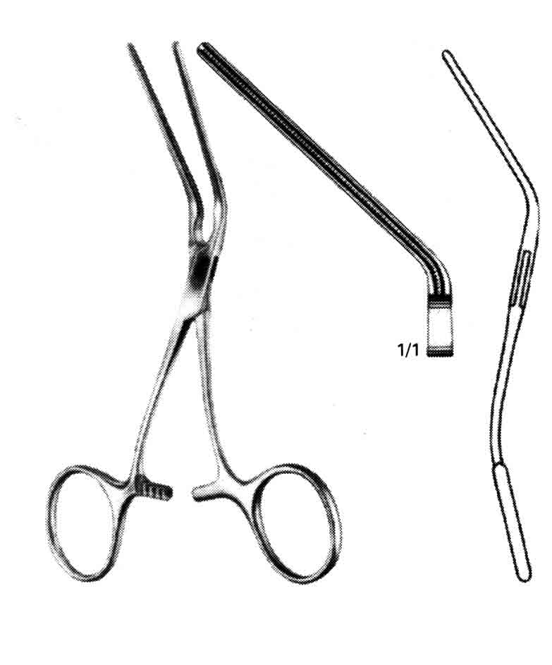 DE-BAKEY DAMAR KLEMP AT. 53MM 12.5 CM